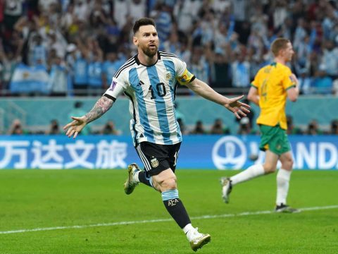 Lionel Messi, Argentina Australia Joy