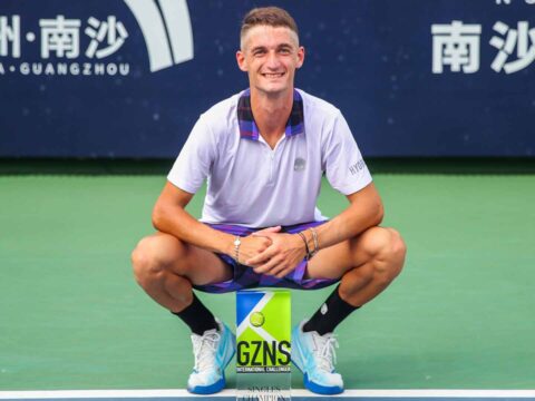 Terence Atmane wins the Challenger 75 event in Guangzhou, China.